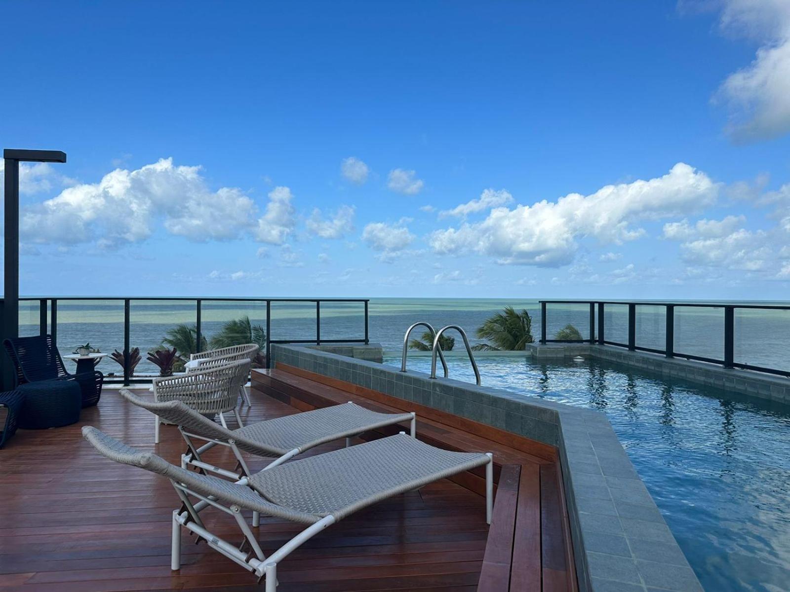 Apartamento Breeze Residence #109 - Flat Pe Na Areia Com Area Externa Privativa - Algodao Flats João Pessoa
