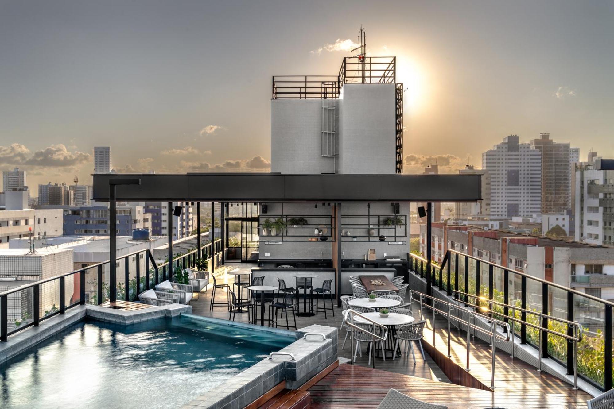 Apartamento Breeze Residence #109 - Flat Pe Na Areia Com Area Externa Privativa - Algodao Flats